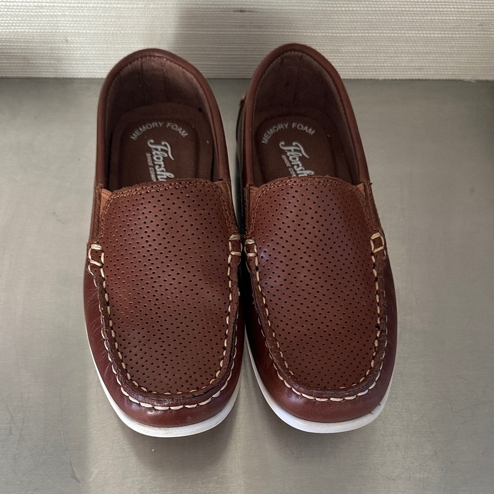 Florsheim Kids Brown Slip-On Loafers